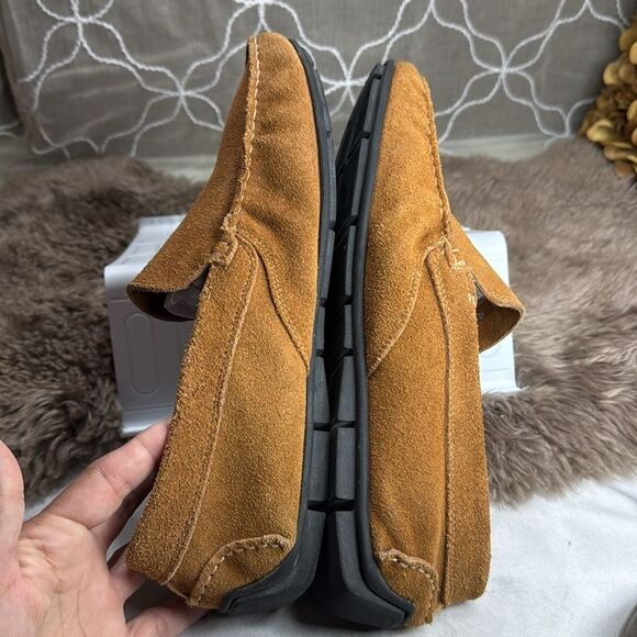 (S5) Giorgio Brutini Tan Suede Moccasin Toe Shoes, Size 12M main image 12
